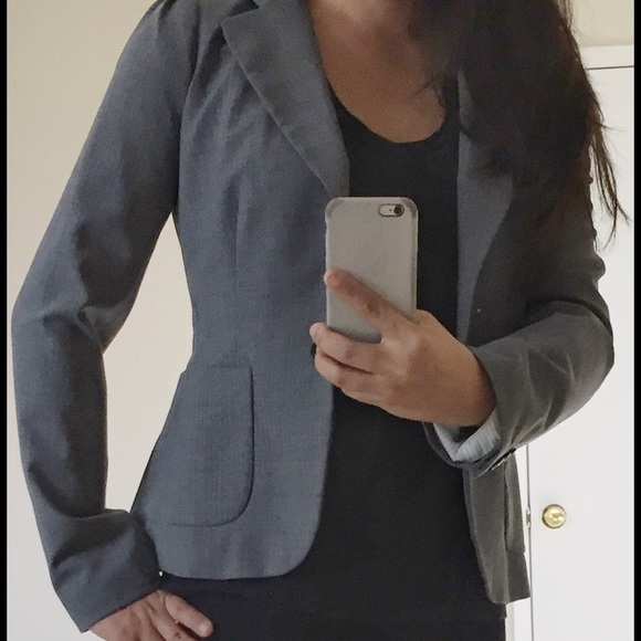 Banana Republic gray blazer