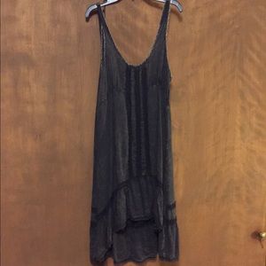 Boho Black Midi Dress