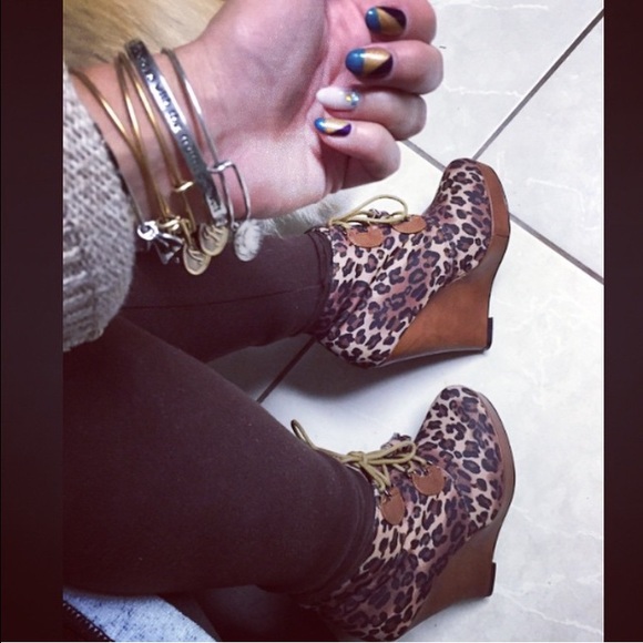 leopard booties