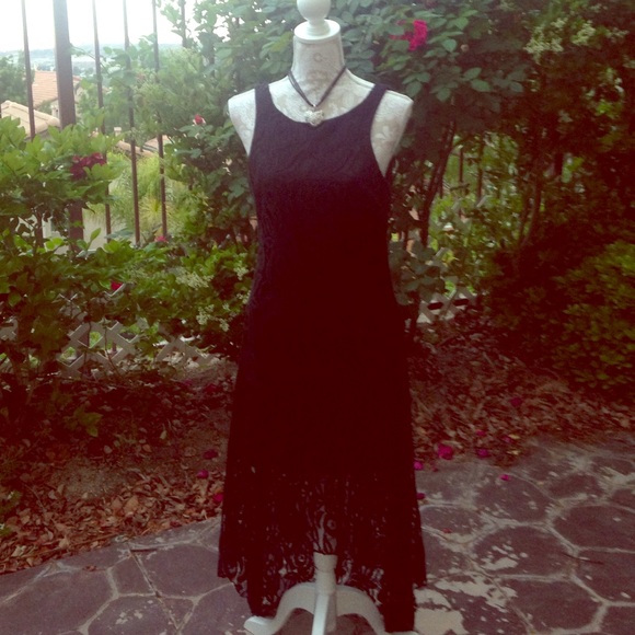 Beautiful high-low sheer style dress.
