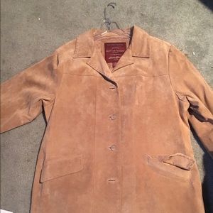 Eddie Bauer suede blazer