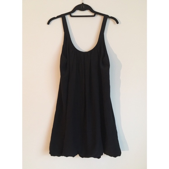 Dolan black silk dress