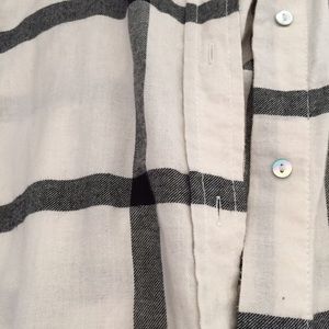 Black and white blouse