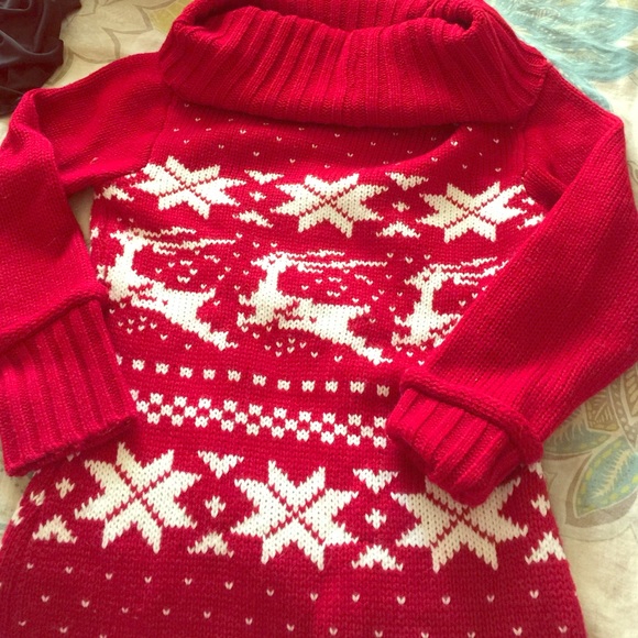 Off the shoulder sweater dress size medium