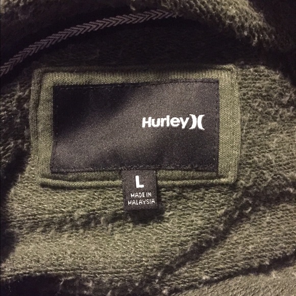green Hurley hoodie - Picture 3 of 3