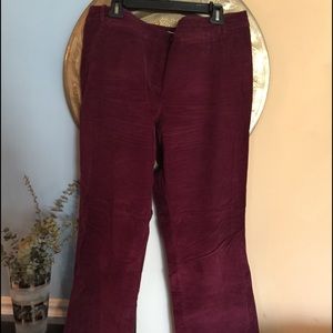 Corduroy boot cut pants
