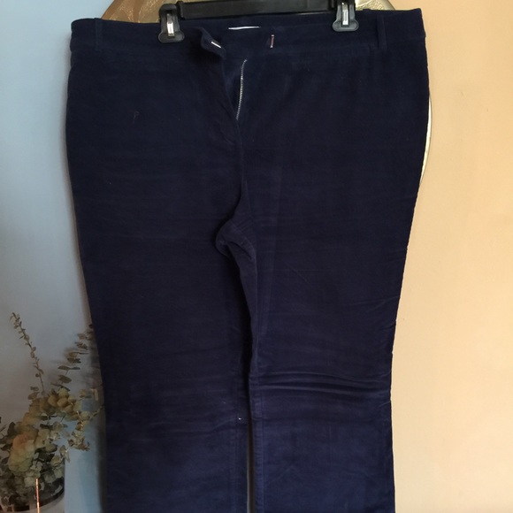 Corduroy boot cut pants