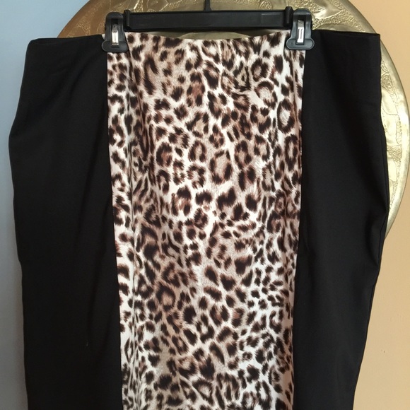 Animal print skirt