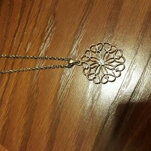 Flower/heart Necklace