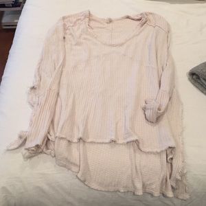 Light pink free people sunset park thermal