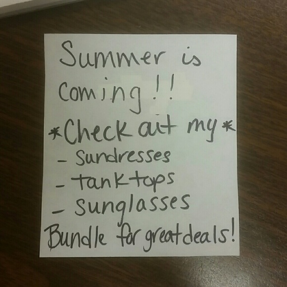 Summer items!