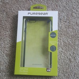 Iphone 6 plus slim shell clear case