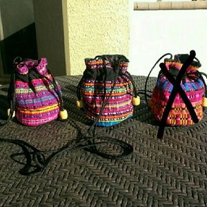 Sale 2 left $10 each 5"x5" Boho hippie purse