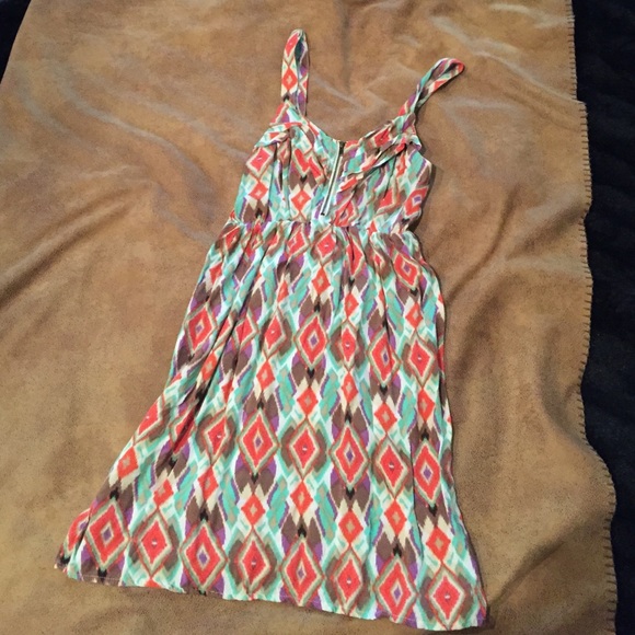 Aztec print dress.