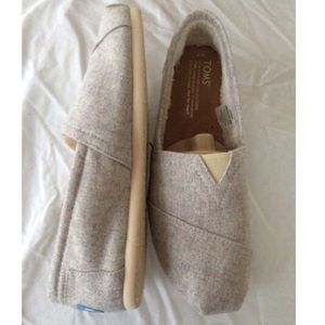 Mixed Grey Shearling Women's Classic Toms