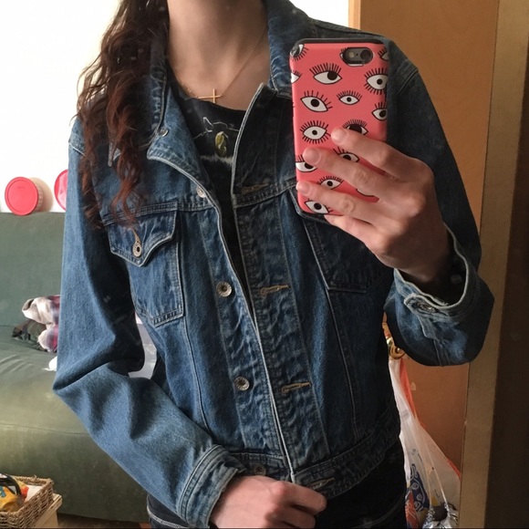 90s daisy denim jacket - Picture 4 of 4