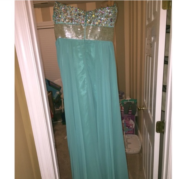 Blue prom Dres - Picture 2 of 3