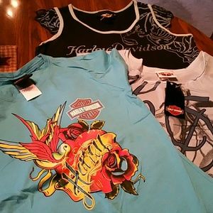 LOT OF 3 HARLEY SHIRTS