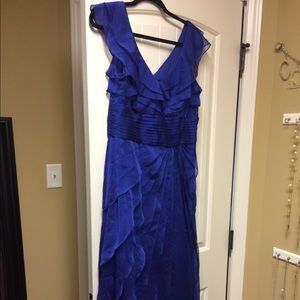 Adrianna Papell Formal Gown Dress Blue