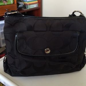 coach Black Handbog