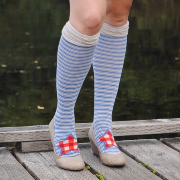 Knee Highs in Pinstripe