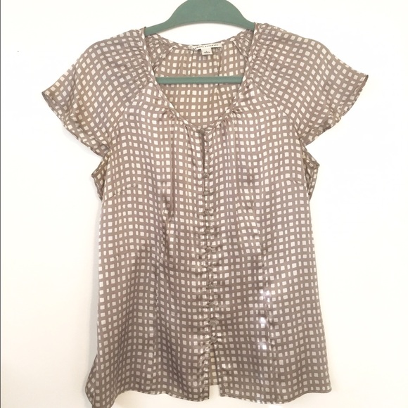 Banana Republic 100% silk shirt