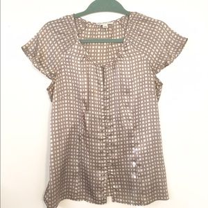 Banana Republic 100% silk shirt