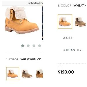 Timberland authentic fold over boots