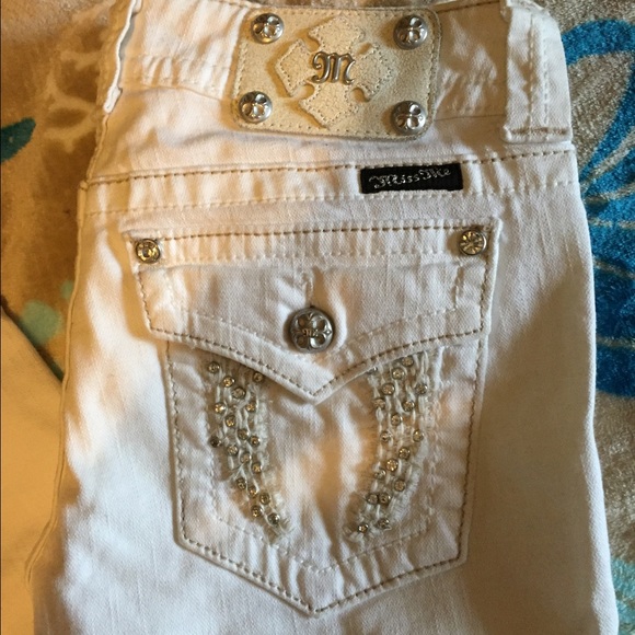 Miss Me White Jeans