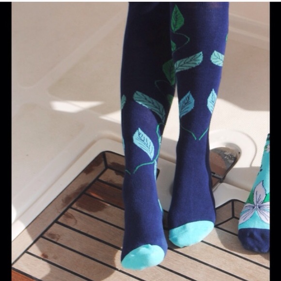 Knee Socks in Hidden Garden