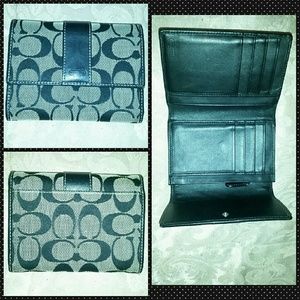 Coach leather wallet