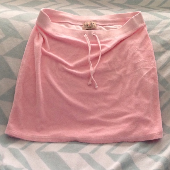 Juicy Couture terry pink skirt