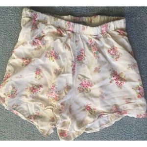 Brandy Melville Floral Shorts