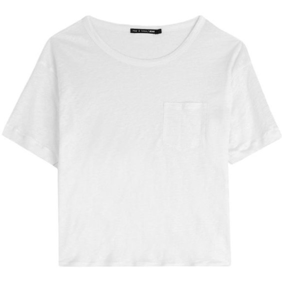 ⛔️SOLD⛔️Rag & Bone Deal Crop Tee - Picture 2 of 4