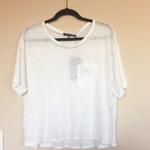 ⛔️SOLD⛔️Rag & Bone Deal Crop Tee - Picture 4 of 4