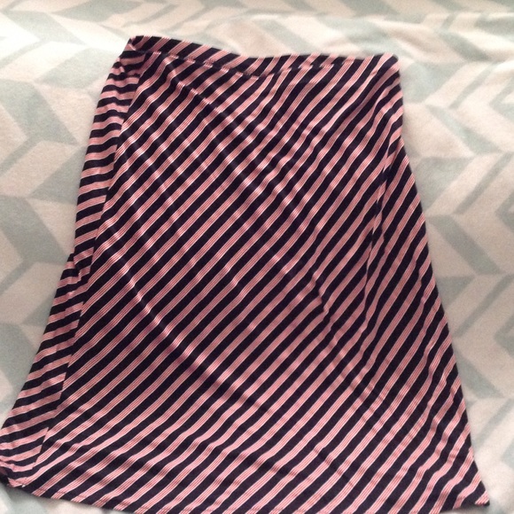 Striped blue red skirt from Victoria secret