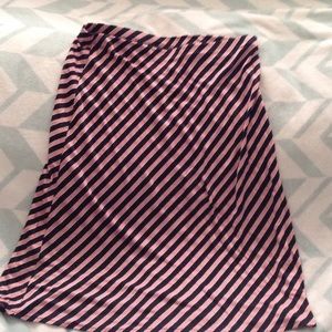 Striped blue red skirt from Victoria secret