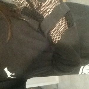 RARE VS PINK MESH VARSITY CREW LARGE