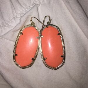 Peach earrings!!
