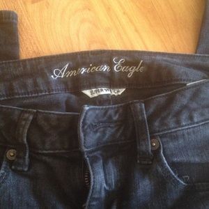 American eagle black skinny jeans