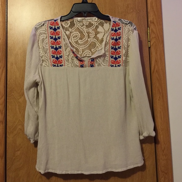Peasant style top