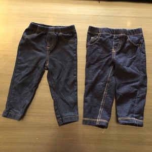 Baby girl jeans size 9 months. Great condition