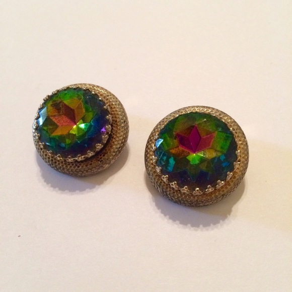 Vintage Jewelry - SOLD! Vintage Schiaparelli Tourmaline clip ons