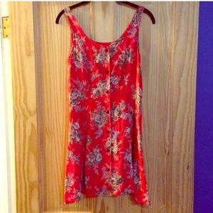 Brandy Melville red floral dress