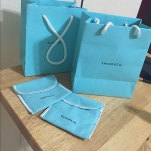 Tiffany and co bag and pouch
