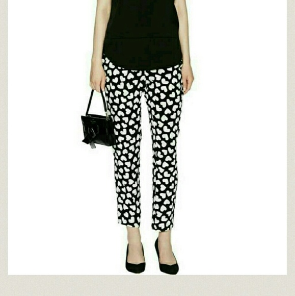 FINAL PRICE 2X HP Kate Spade Dancing Hearts Pant - Picture 3 of 3