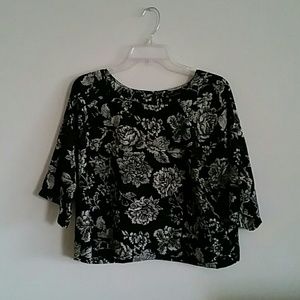 PacSun Boxy Floral Blouse - Large