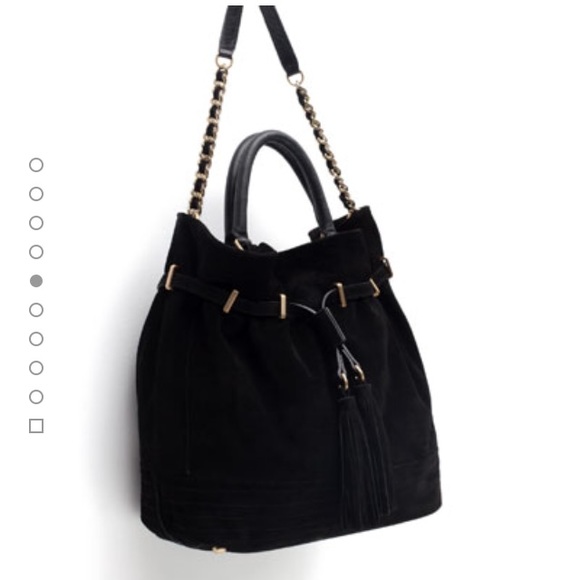 Zara Brand New w Tags! Leather Chain Tote - Picture 2 of 2