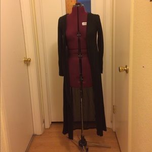 Long mesh/cotton cardigan 💕