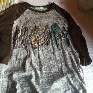 Cute 3/4 sleeved baseball tee